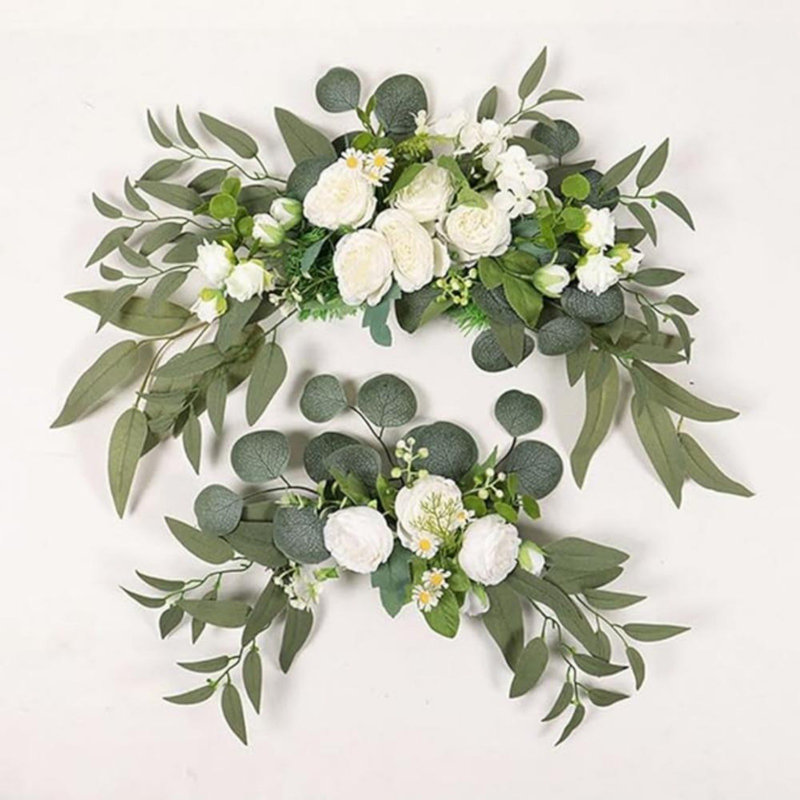 Décoration de mariage signe de mariage, Blanc/vert