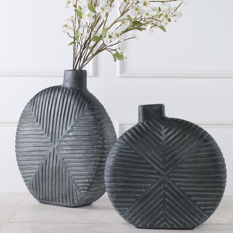 Stone Table Vase - Set of 2