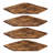 Set Of 4 Heavy Duty Rustic Corner Shelves With Cable Management - Ideal For Stylish Storage-880156186