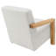 Chaise avec accoudoirs rembourrée Bryant Latte Boucle-1760835178-1760835176