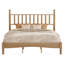 Grand lit plateforme en bois avec tête de lit en forme de gourde, lit plateforme de style rétro avec support à lattes en bois, naturel-303097570-303097583