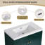 Meuble-lavabo sur pied simple 36 po avec comptoir en résine-1073003036