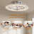 Mabeline 18.9'' Smart Ceiling Fan with LED Lights