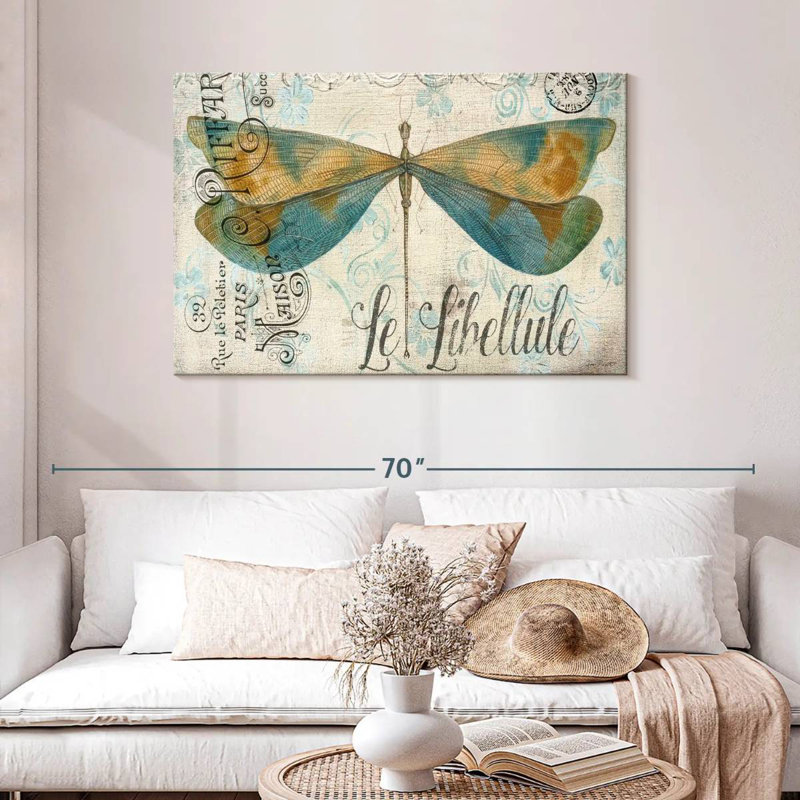 Brampt Lovely Dragonfly, 30" H x 45" W