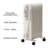 Portable Oil Filled Radiator Space Heater, 1500w, 7-fin, 3 Heat Settings, White