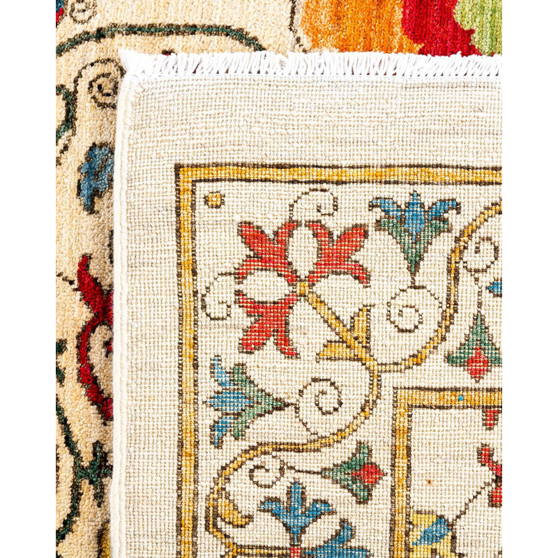 Overyed One-of-a-Kind Rectangle 6'1" X 8'10" Hand Knotted Area Rug