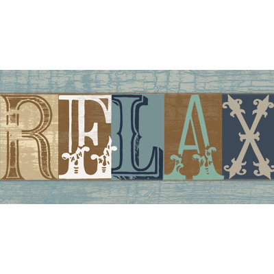 Relax I - Textual Art Print
