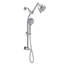 Ensemble de pomme de douche filtrée et douchette à main avec barre coulissante réglable sans perceuse de 21 po-103008404