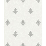 Emporium Metallic Mehndi Motif 3D Embossed 33' L x 21" W Wallpaper Roll