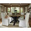 Teak Round Solid Wood Top Dining Table-1203990081