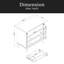 Commode 2 tiroirs Eastman-1253686335