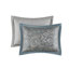 Ensemble de literie en coton sarcelle de qualité supérieure de style contemporain, idéal pour le confort de la maison