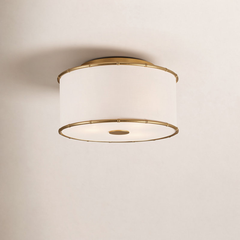Aldric Medium Flush Mount, Gild