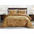 Diamond Stitch Reversible Plush Distressed Velvet Quilt Set-1951035387-1957871838