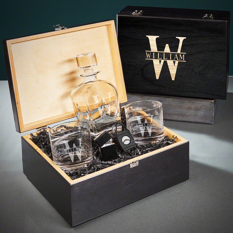 Ensemble de carafe à whisky 6 pièces, Oui