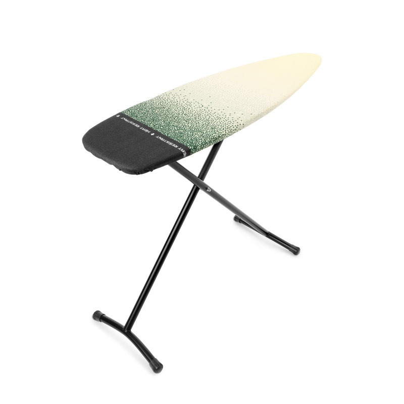 Brabantia Size D Ironing Board With Heat Resistant Parking Zone, Black/Green/Beige