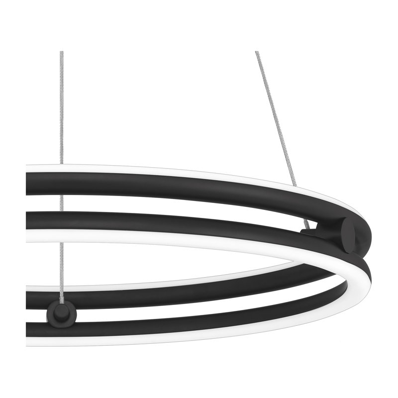 Inklen 1 - Light LED Kitchen Island Pendant, 90.75" H x 20" W x 20" D