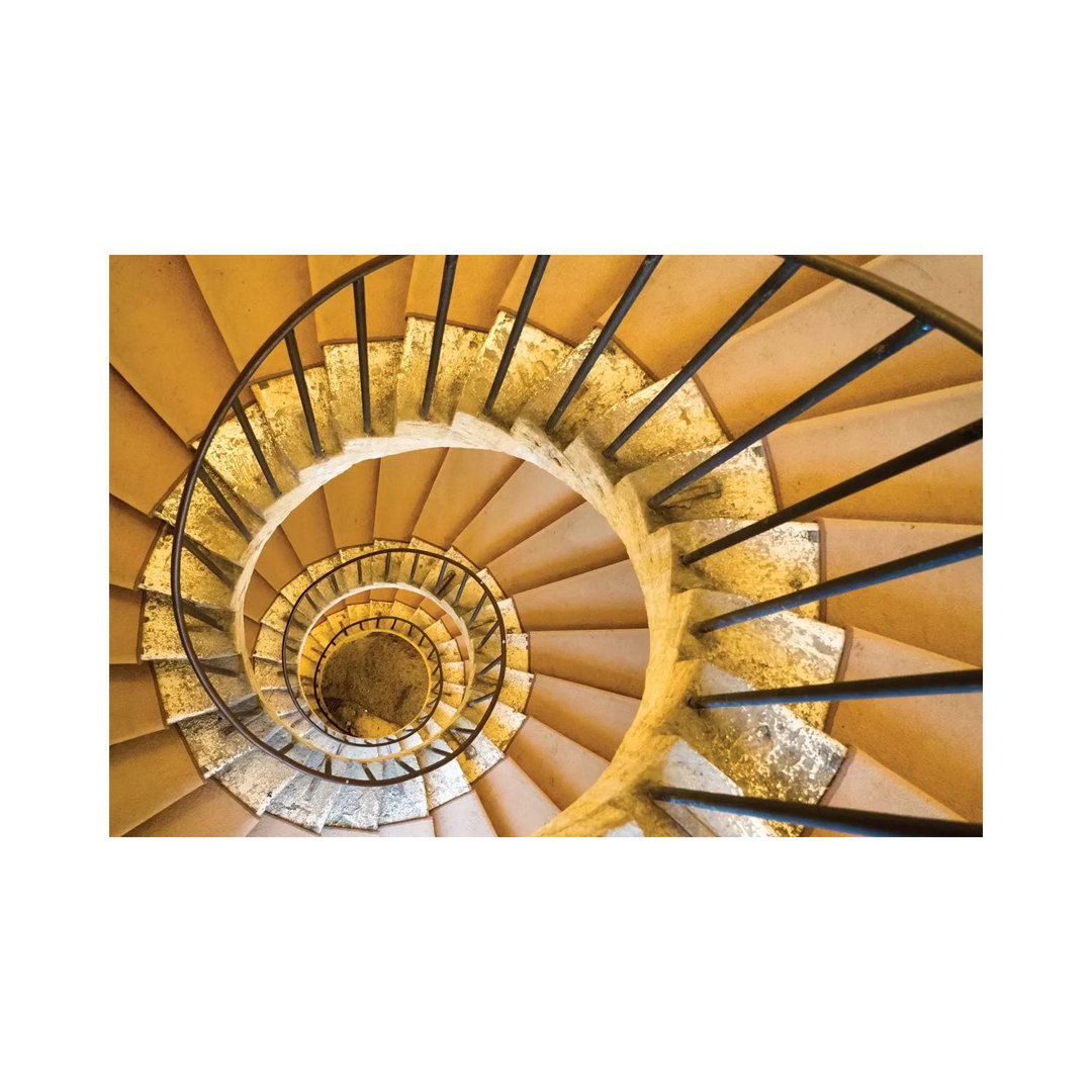 Spiral Staircase II, Villa D'este, Tivoli, Lazio, Italy by Julie Eggers - Wrapped Canvas Print