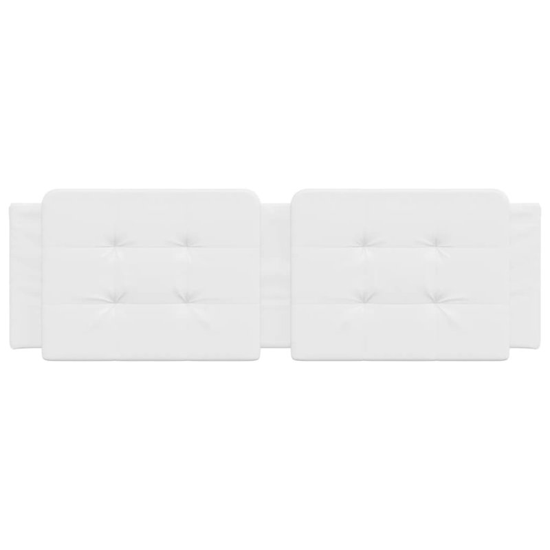 vidaXL Headboard Cushion White, Queen, White