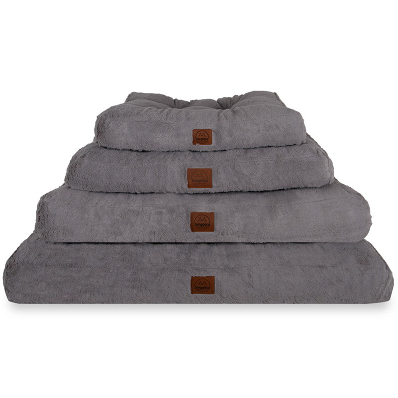 Jungolica Orthopedic Pet Bed, 100cm H x 70cm W x 10cm D, Dark Grey