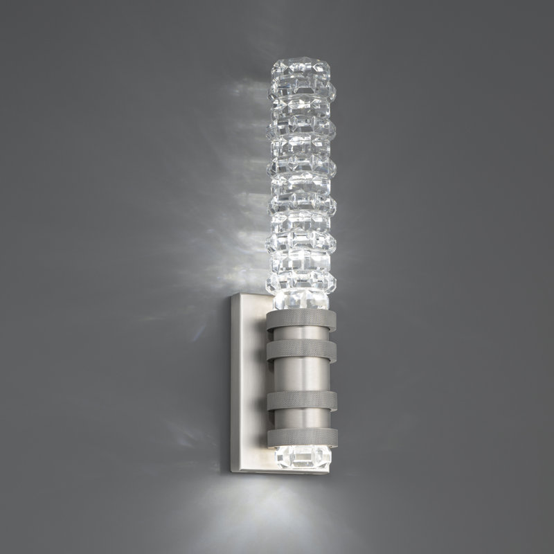 Kemberly 2 - Light LED Armed Sconce, Brushed Nickel