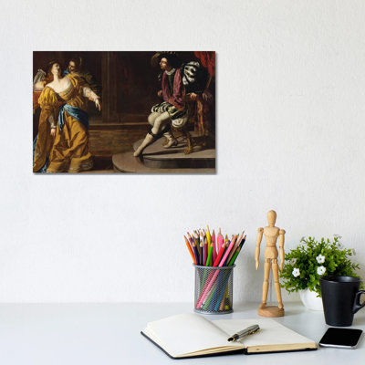 Esther Before Ahasuerus, c.1630 1 Piece Wrapped Canvas Painting