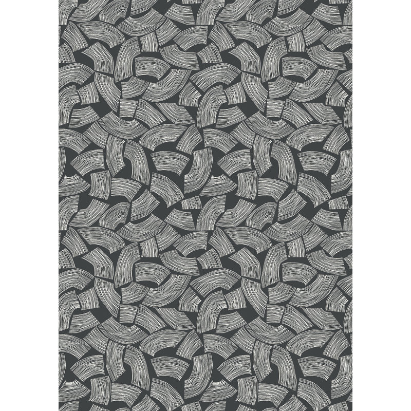 Cadesha Geometric Roll, Black