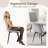 47.2" Round Dining Table Set, Modern Kitchen Table Wit 4 Chairs-45059260