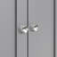 Daris 2 Door Compact Sideboard Buffet Storage Cabinet. 65cm Wide. Polished Chrome Handles.-840358527