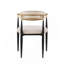 Ensemble de chaises rembourrées en tissu taupe 2 pièces Modern Contemporary-1152055917
