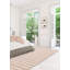 Tapis unique en laine taupe 5 pi x 8 pi Hrishik