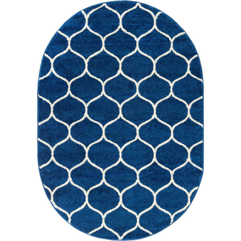 Tellaro Abstract Indoor Rug, Oval 5' x 8'