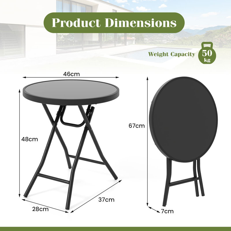Round Outdoor Coffee Table