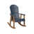Navy Blue Top/Antique Mahogany Base