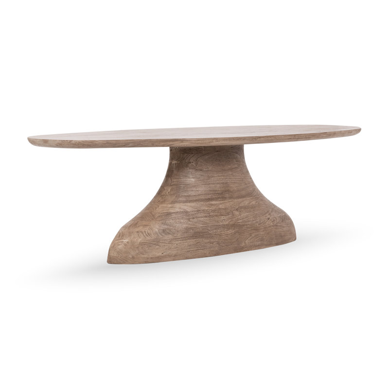 Amra Oval Solid Wood Dining Table