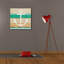 «Beachscape 3 Anchor Green» par Michael Mullan, art mural sur toile-2019710418
