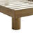 Runa Wood Platform Bed In French Oak-108298303