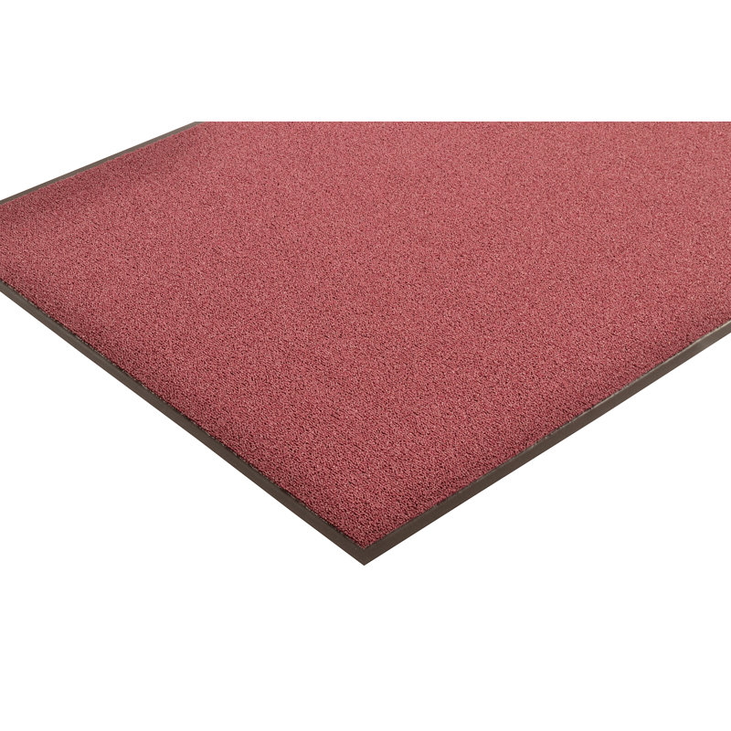 Alke Non-Slip Outdoor Doormat, Burgundy, 3' x 5'