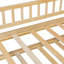 Lit en bois avec lit gigogne simple