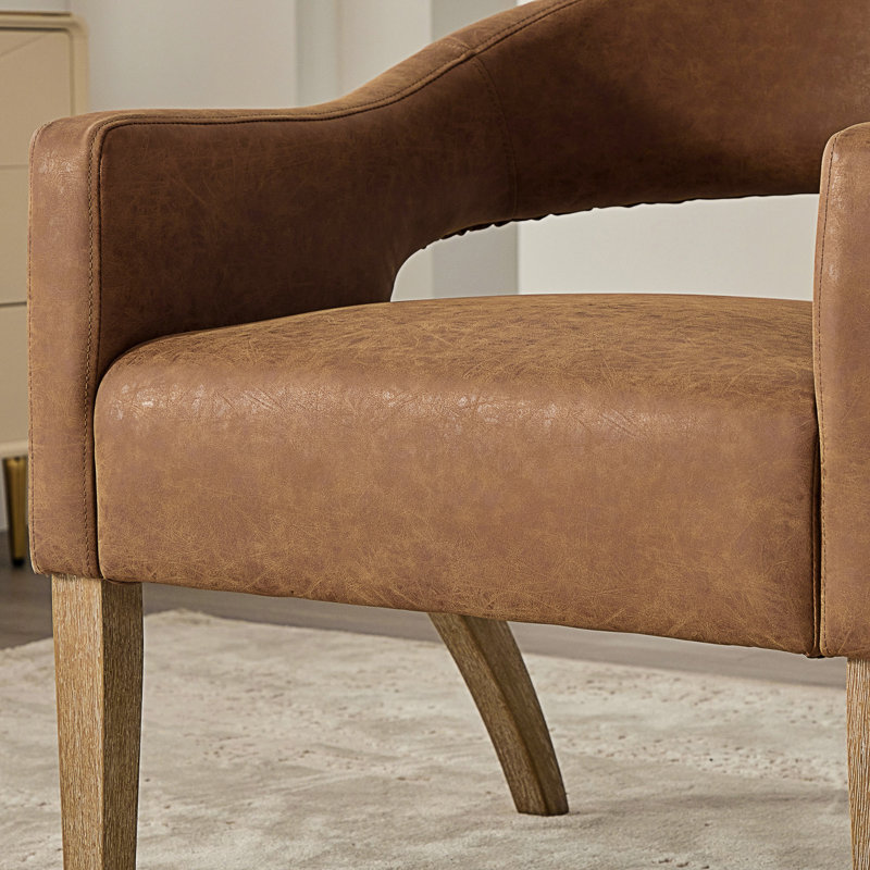 Chaise de salle à manger Accent, Brun