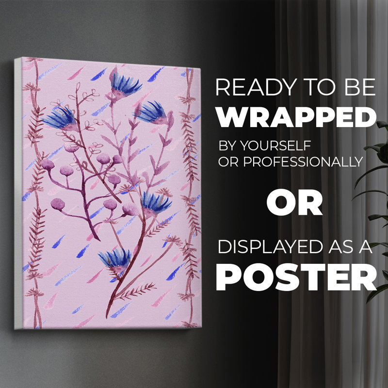 Collection X-O B - Impression sur toile seulement - NON-CADRE, H 12 po x l 8 po
