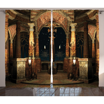 Semi Sheer Curtain Pair