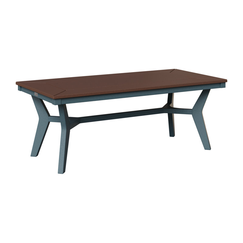 Table basse berlinoise Berlin, Chocolat / Brun, Ardoise
