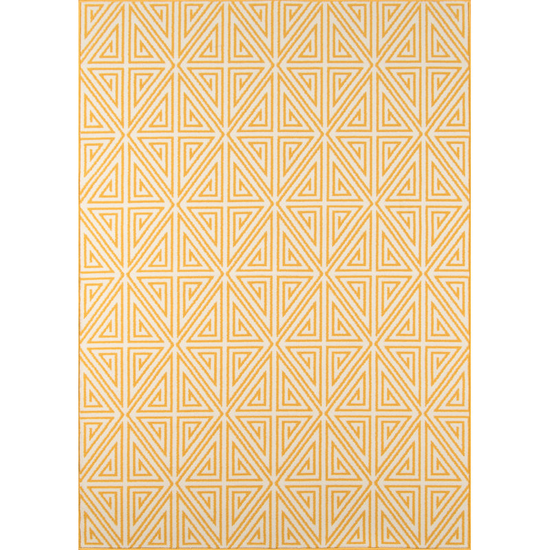 Irita Geometric Indoor / Outdoor Rug, Rectangle 7'10" x 10'10"