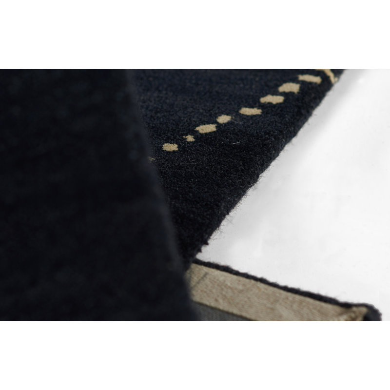 Adjoa Wool Abstract Indoor Rug, Rectangle 9' x 12'