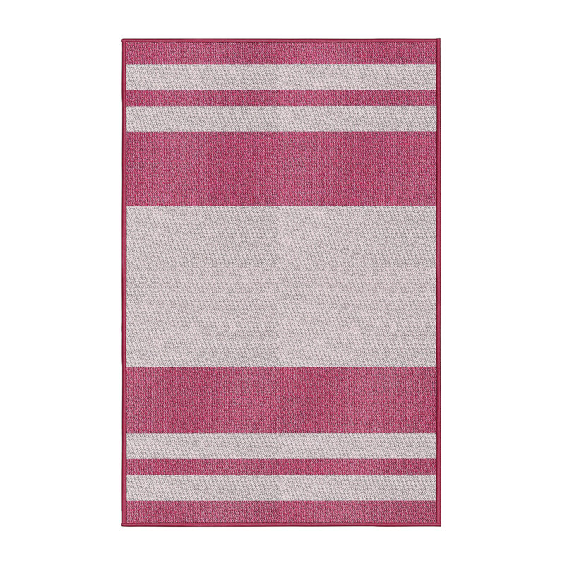 Tapis de zone rose à motif, Rectangle 2 pi x 5 pi