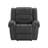 Gray Gliding Recliner Chair
