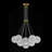 Scituate 13 - Light Cluster Glass Bubbles Chandelier