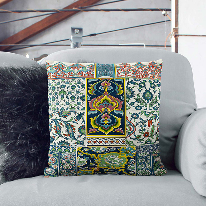 Persian by Albert Racinet DBL Cushion with Filling, 55cm H x 55cm W x 20cm D