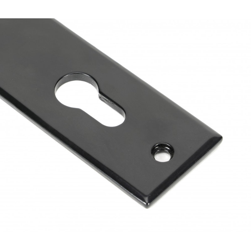 Regency Lock Door Handle Kit, Black